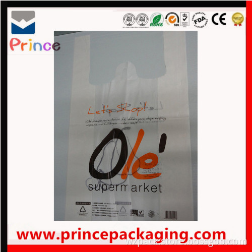 Biodegradable clothing packaging shopping seal bag with Custom logo printed